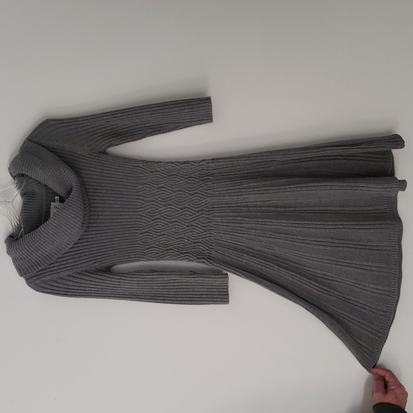 Eliza J sweater dress fit and flare cowl neck size xs - Picture 2 of 13